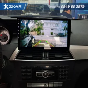 Mercedes C200 Lắp Màn Hình Android Teyes CC3