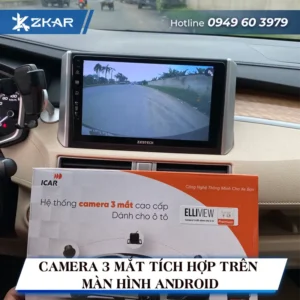 Camera 3 Mắt Tích Hợp Trên Màn Hình Android - Tối Ưu Chi Phí