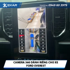 Gắn Camera 360 Dành Riêng Cho Xe Ford Everest Tại TPHCM