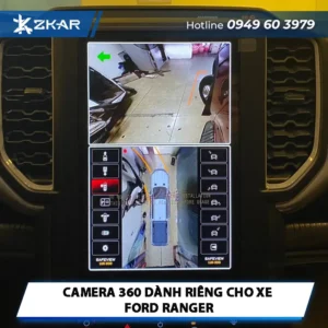 Gắn Camera 360 Dành Riêng Cho Xe Ford Ranger Tại TPHCM