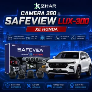 Camera 360 SAFEVIEW LUX-300 Dành Riêng Xe Honda