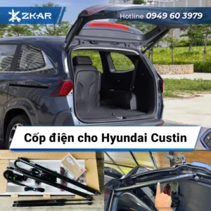 Gắn cốp điện xe Hyundai Custin 2023 - 2024 (Bản Thiếu) Tại TPHCM