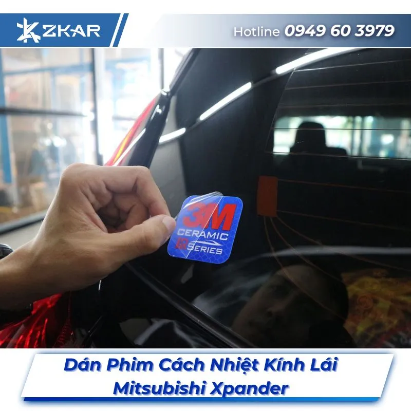 Dán phim cách nhiệt kính lái cho xe Mitsubishi Xpander tại TPHCM
