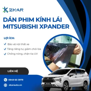 Dán phim cách nhiệt kính lái cho xe mitsubishi xpander tại tphcm
