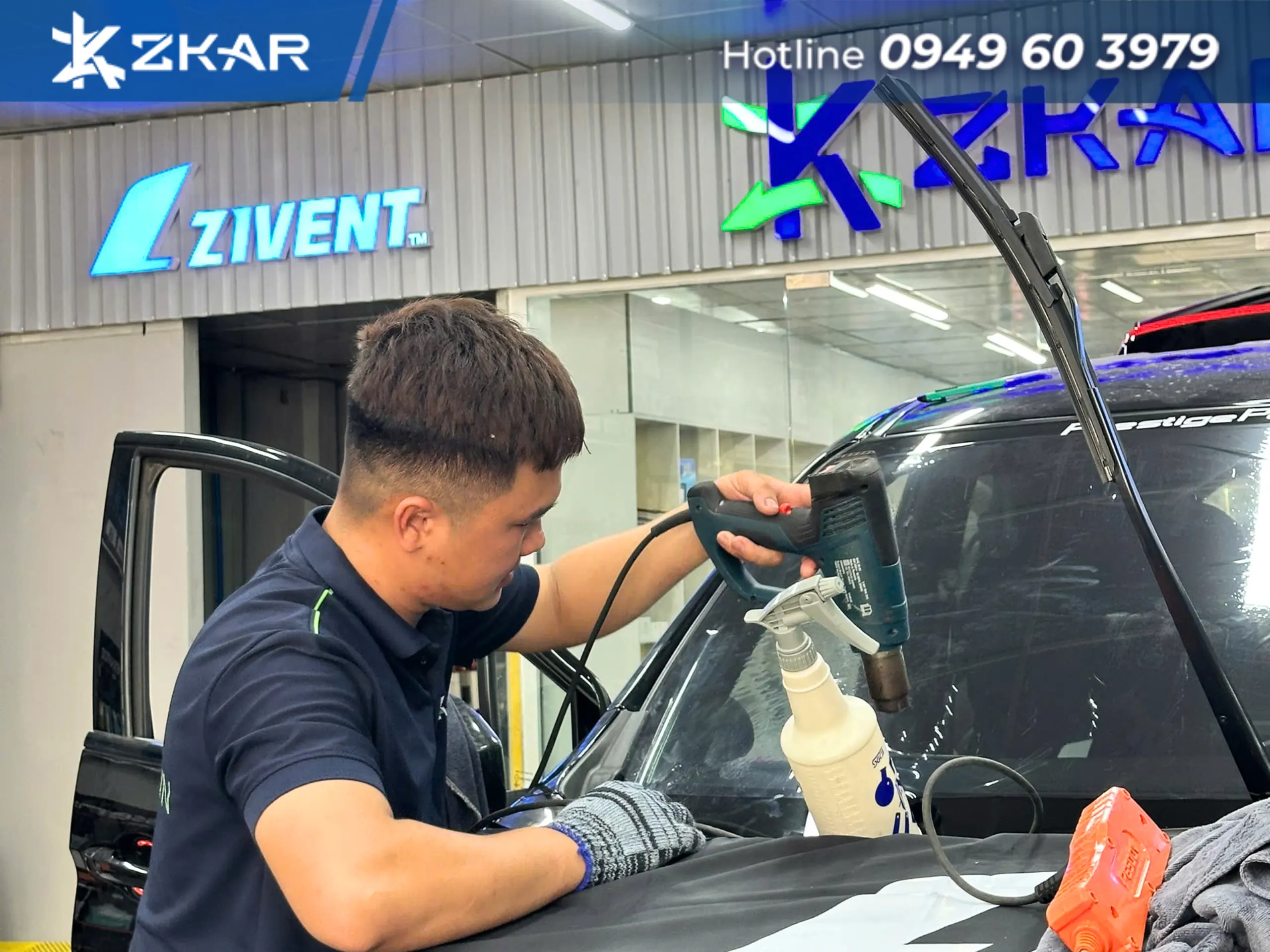 Địa chỉ dán kính lái xe xpander uy tín tại tphcm