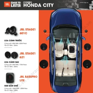 Độ Combo Âm Thanh Cho Xe Honda City