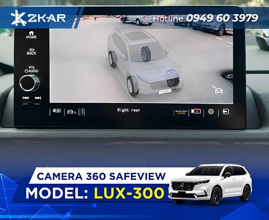 Tự Động Kích Hoạt Camera 360 Khi Cảm Biến Phát Hiện Vật Cản