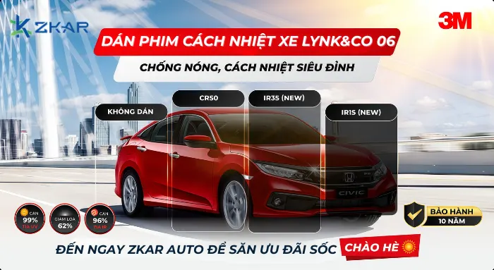Phim Cách Nhiệt 3M Crystalline lynk&co 06