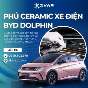 Phủ Ceramic Cho Xe BYD Dolphin