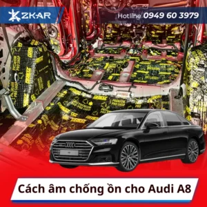 Cách âm chống ồn cho Audi A8