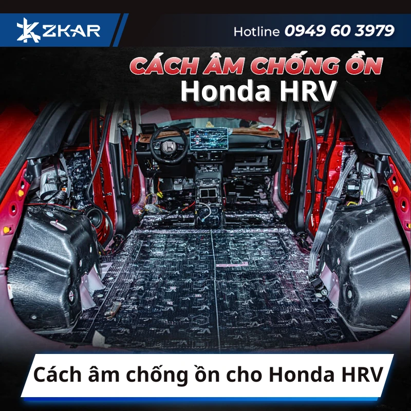Cách âm chống ồn cho Honda HRV