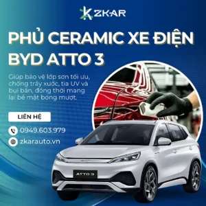 Phủ Ceramic Cho Xe BYD ATTO 3 Tại TPHCM