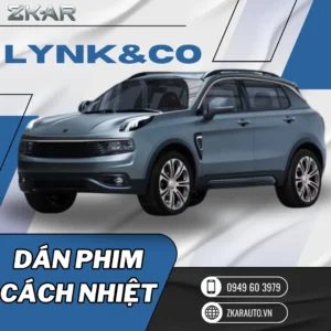 Dán Phim Cách Nhiệt Cho Xe Lynk & Co Tại TPHCM