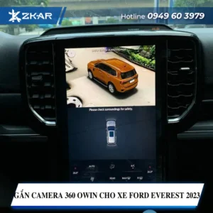 Gắn Camera 360 Owin Cho Xe Ford Everest Tại TPHCM