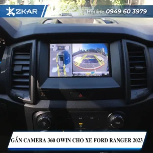 Gắn Camera 360 Owin Cho Xe Ford Ranger 2023 Tại TPHCM