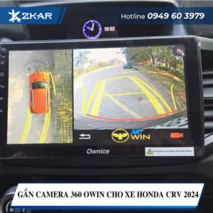 Gắn Camera 360 Owin Cho Xe Honda CRV Tại TPHCM