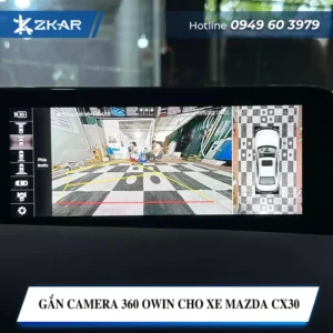 Gắn Camera 360 Owin Cho Xe Mazda CX30 Tại TPHCM
