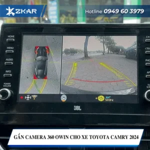 Gắn Camera 360 Owin Cho Xe Toyota Camry Tại TPHCM