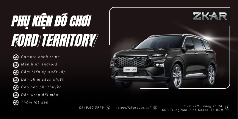 Phụ kiện đồ chơi cực chất cần thiết cho Ford Territory