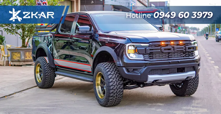 Bảng Giá Độ Mâm Xe Bán Tải Cho Xe Ford Ranger