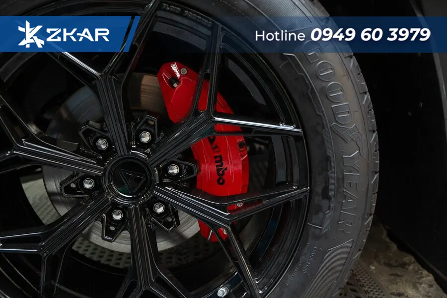 Bảng Giá Lắp Ốp Má Phanh Brembo Cho Xe Ford Ranger