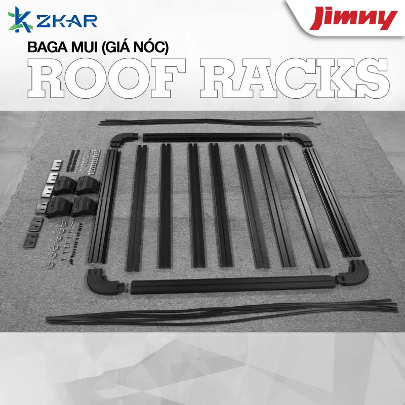 Thông tin Baga Aluminum roof rack with handle cho Suzuki Jimny 2019+