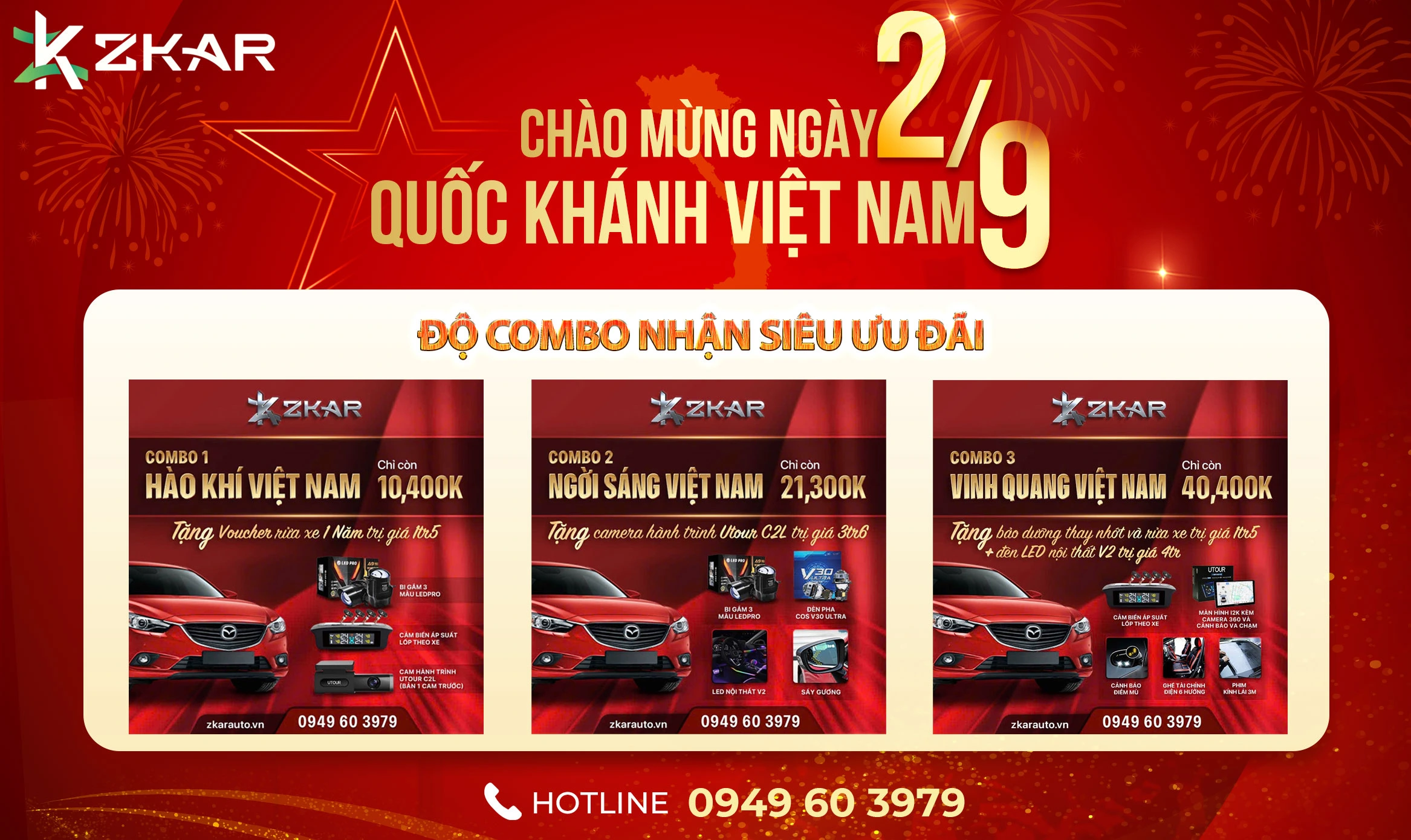 🎉 Độ Combo Nhận Siêu Ưu Đãi - Chào Mừng Quốc Khánh 🎁