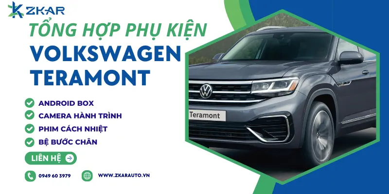 Review Các Phụ Kiện Cần Thiết Cho Xe Volkswagen Teramont