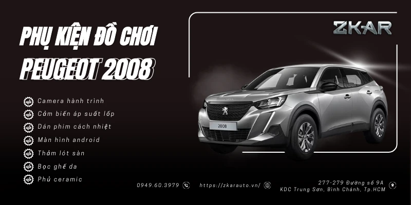 Tổng hợp phụ kiện đồ chơi cần thiết cho Peugeot 2008