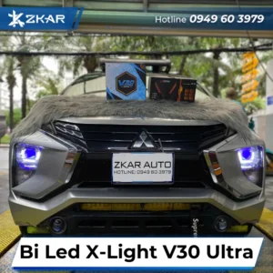 Gắn Bi Led X-Light V30 Ultra cho Xpander 2019