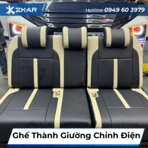 Lắp Ghế ngã thành giường chỉnh điện cho Xpander