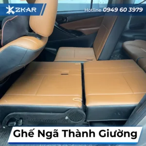 Lắp Ghế ngã thành giường cho Innova 2017