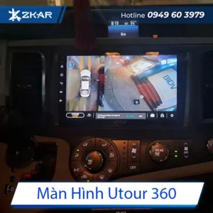 Lắp màn hình Utour 360 cho Toyota Sienna 2011
