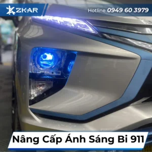 Nâng cấp ánh sáng bi 911 kết hợp chỉnh đèn cao thấp cho Xpander