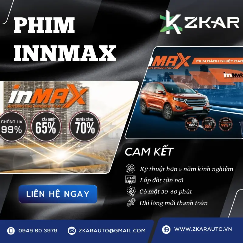 【 Địa Chỉ 】Dán Phim Cách Nhiệt Inmax Chính Hãng Tại TPHCM