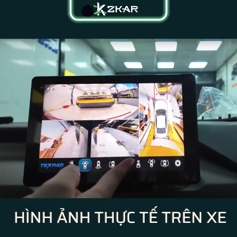 Hình ảnh thực tế trên xe