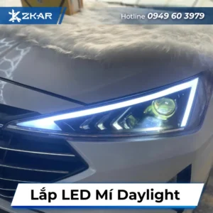 Lắp LED Mí Daylight cho Hyundai Elantra 2023