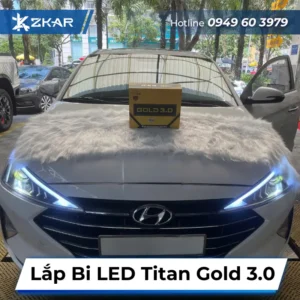 Lắp bi LED Titan Gold 3.0 cho Hyundai Elantra 2023