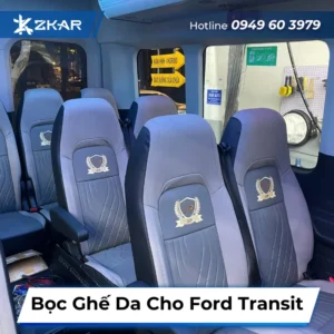 Nâng Cấp Ghế Da Cho Ford Transit