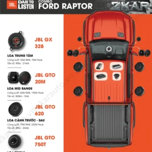 Độ Combo Âm Thanh Cho Xe Ford Raptor