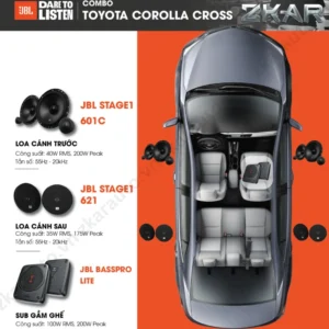 Độ Combo Âm Thanh Cho Xe Toyota Corolla Cross
