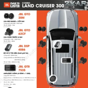 Độ Combo Âm Thanh Cho Xe Toyota Land Cruiser