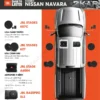 Độ Combo Âm Thanh Cho Xe Nissan Navara