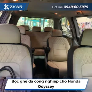 Bọc ghế da công nghiệp cho Honda Odyssey