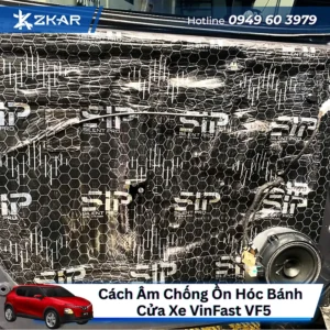 Cách Âm Chống Ồn Hóc Bánh và Cửa Xe VinFast VF5