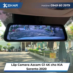 Lắp Camera Azcam G1 4K cho KIA Sorento 2020