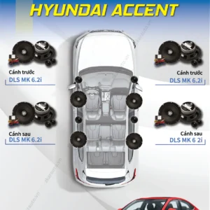 Combo loa DLS cho Hyundai Accent