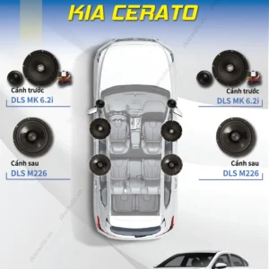Combo loa DLS cho xe KIA Cerato