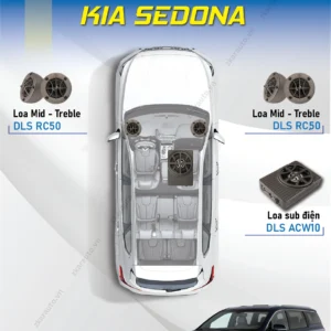Combo loa DLS cho xe Kia Sedona