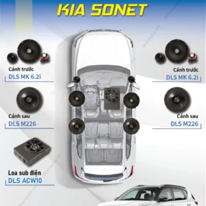 Combo loa DLS cho KIA Sonet